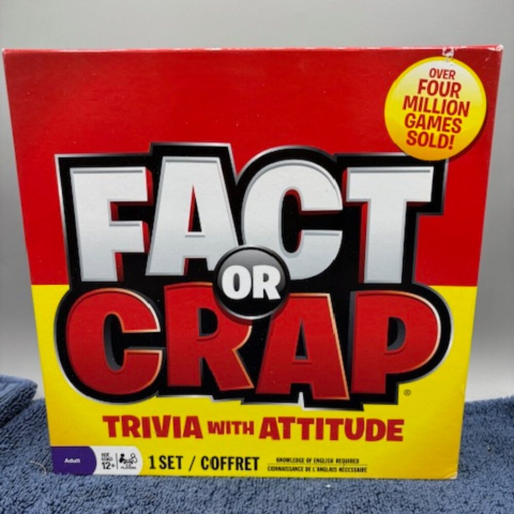 Spin master Fact Or Crap Trivia Game